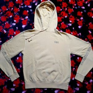 Vintage 2000s Obey Distressed Yellow Pullover Hoodie Size Small